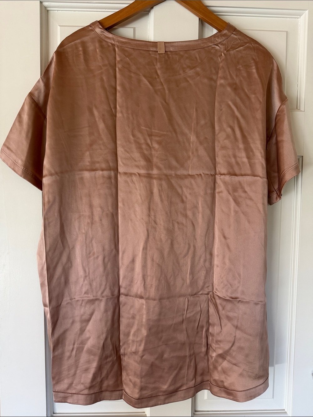 Lunya Washable Silk Short Pajama Set - Otium Tan - Picture 5 of 12
